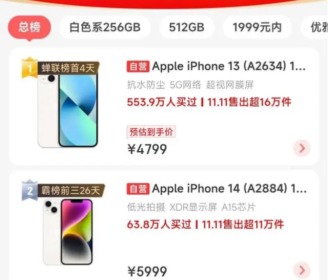 常宁苹果14维修分享iPhone14配置不如同价位的安卓还能大卖 