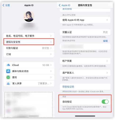 常宁苹果手机维修分享iOS 16 自动验证功能开启方法 