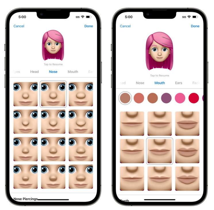 常宁苹果手机维修分享​iOS 16中的拟我表情有了哪些变化和升级 