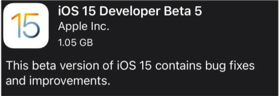 常宁苹果手机维修分享如何升级到iOS15.0 beta5 