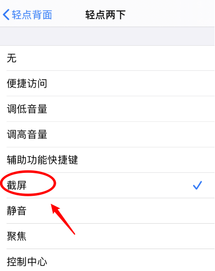 常宁苹果手机维修分享iPhone12如何启用双击截屏 